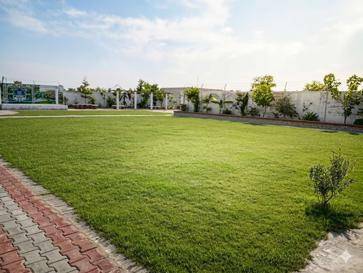 Campus lawn